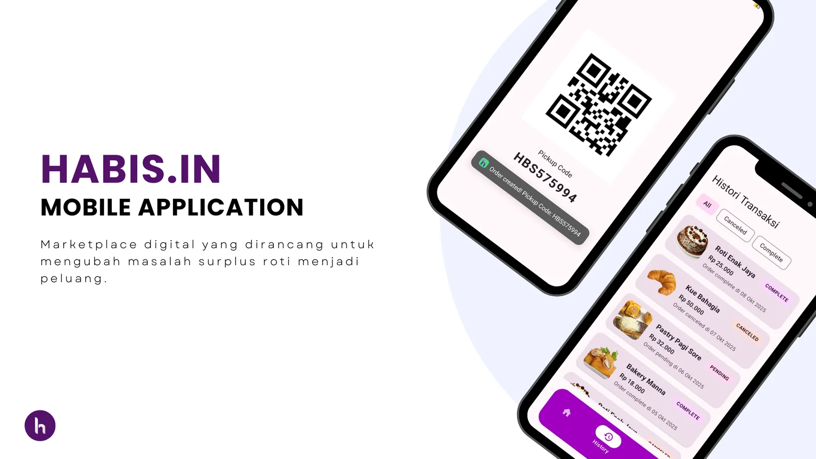 Habis.in — Food waste · Hackathon prototype